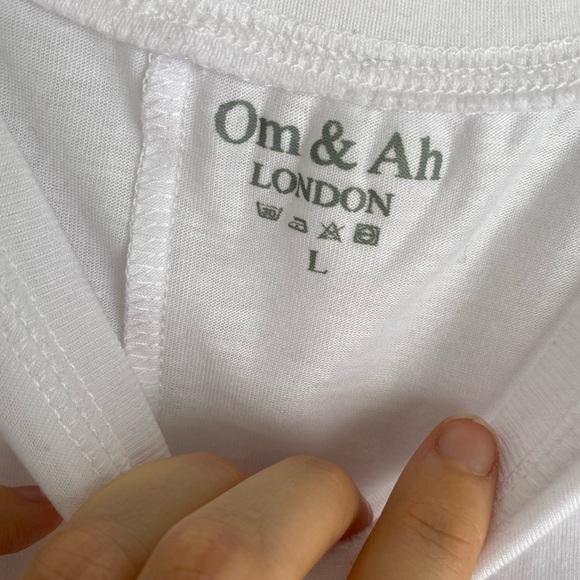 Om & Ah London Long Sleeve Spiritual Shirt - L - Picture 2 of 3